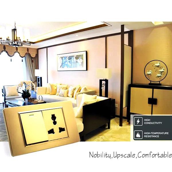 Multi Faction Aydınlatma Elektrik Duvar Anahtarı Ve Soketi Büyük Panel